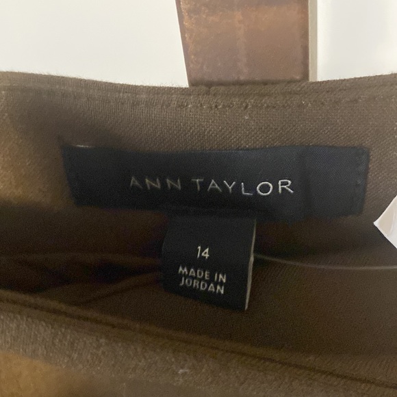 Ann Taylor Olive Skirt - Picture 3 of 13
